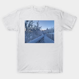 Winter by the river T-Shirt